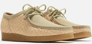 送料無料 CLARKS オリジナルズ 28cm WALLABEE ワラビー ナチュラル ブーツ スニーカー スエード ラファイア ビジネス ローファー XXX30