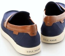 Cole Haan 29.5cm ペニー ローファー スリッポン ブルー ブラウン ベネチアン レザー 革 ドライバー スニーカー ビジネス XXX37_画像3