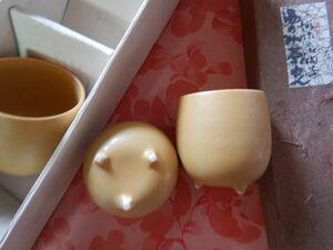 湯呑み23010727　足つき　五客　日本茶　カップ　日本製　made in japan