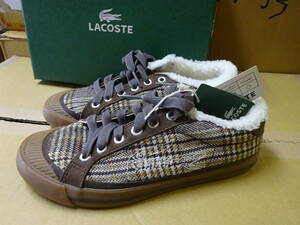 ★新品　LACOSTE　スニーカー シューズ　BR　23.5cm ラ3