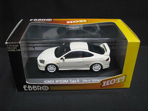 13. 未展示　EBBRO HOT! 1/43　HONDA INTEGRA Type R 01　ホンダ インテグラ　エブロ