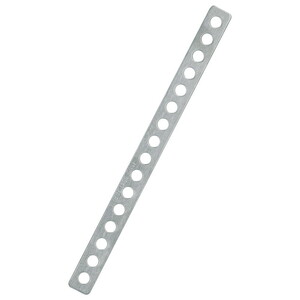 取付金具　ストレート　15×198mm　穴径7mm　ステンレス　様々な用途で使える！（No.S623）