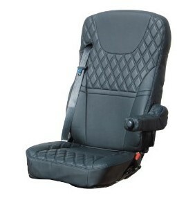  quilt seat cover black / black thread Mitsubishi Fuso large 17 Super Great (H29.5~) driver`s seat side 