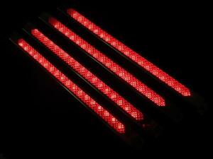 LEDモールアンドン　レッド（赤）　4本セット　24V　車高灯