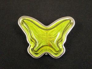 蝶マーカーランプ　イエロー（黄色）　24Ｖ5Wマクラ球付　プラスチックレンズ