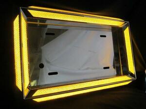  medium sized number frame LED tape type twin DX amber ( orange ) 24V