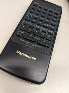 【FNB-6-80】Panasonic パナソニック CDコンポ SC-CH55用リモコン RAK-SC305W　動確済