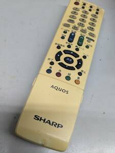 【FNB-6-83】SHARP 液晶テレビ AQUOS用リモコン GA871WJSB　LC-22K3/LC-19K3等対応　動確済