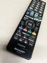 【FNB-9-72】シャープ AQUOS (LC-32W25-B LC-40W20-B LC-50W20-B LC-40HW20 LC-60BW30) テレビリモコン GB154SA　動確済_画像1