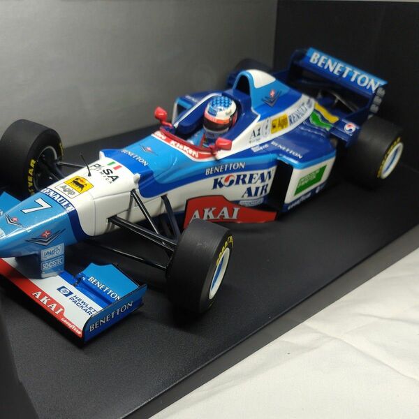 ミニカー 1/18 ミニチャンプス Benetton Renalt B197 #7 J.Alesi
