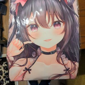コミケ100 サクラリウム 黒猫アリンちゃん抱き枕カバー 桜もよん 正規品