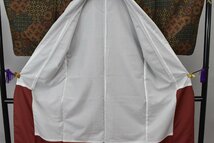 【桜庭呉服店】小紋 着物 割文 幾何学模様 更紗 花 身丈158.5cm 裄丈66.5cm　★ kb-3114_画像10