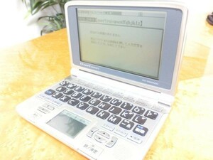 CASIO カシオ 電子辞書 EX-word XD-SW6400 起動OK G4141