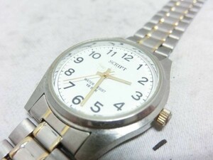 J-AXIS SCRIPT 腕時計 型番不明 動作未確認 ジャンク品 G0088