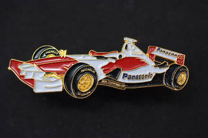 〇 TOYOTA ピンバッジ Panasonic TOYOTA Racing F1 GP W53mm rcitys GR トヨタ パナソニック Motor Sport TTE TMG