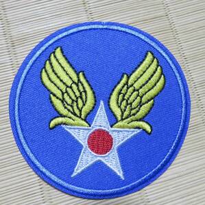 標準■圧着IR空黄　円型◆新品アメリカ　US　エアーフォース　空軍　刺繍　ミリタリー　ワッペン■サバゲー　ミリタリー■衣類・衣服DIY■