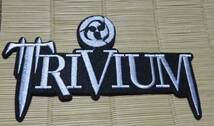 黒白　太鼓◆新品　トリヴィアムTrivium　アメリカ　ヘヴィメタル・バンドロックバンド Biker 刺繍ワッペン◆激シブ◇アメリカ　US衣服DIY_画像4