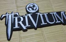 黒白　太鼓◆新品　トリヴィアムTrivium　アメリカ　ヘヴィメタル・バンドロックバンド Biker 刺繍ワッペン◆激シブ◇アメリカ　US衣服DIY_画像5