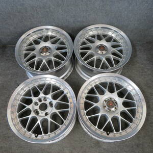 RAYS　EURO JAPAN　GT-M　17×8Ｊ+26　17×9Ｊ+31　4/5Ｈ/114.3　4本　※日本製/１本のセンターキャップ欠品