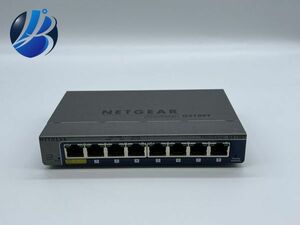 【ジャンク】☆NETGEAR ProSafe 8-Port Gigabit SmartSwitch GS108Tv2☆8ポート/ギガビットマネージドスイッチ/通電のみ確認/Z2442