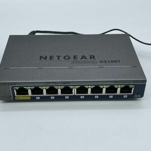 【ジャンク】☆NETGEAR ProSafe 8-Port Gigabit SmartSwitch GS108Tv2☆8ポート/ギガビットマネージドスイッチ/通電のみ確認/Z2445の画像8