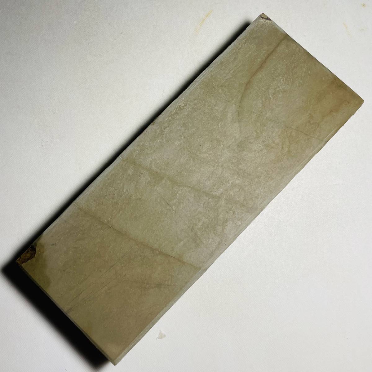 天然砥石 正本山合砥 丹波系緑板 1116g 二級品 仕上げ砥石 鉋鑿大工