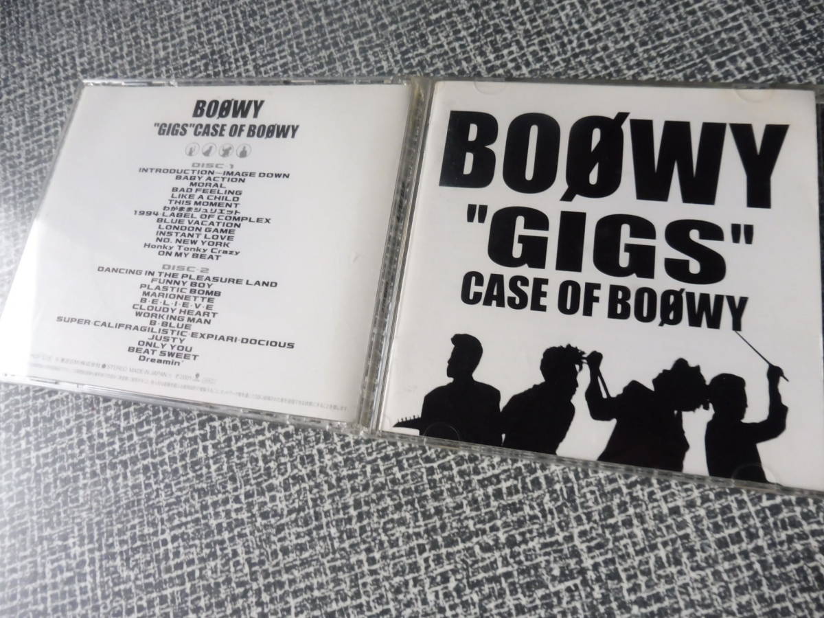 予約販売品 BOOWY GIGS 完全限定初回盤 CD.カセット.LP 3点セット