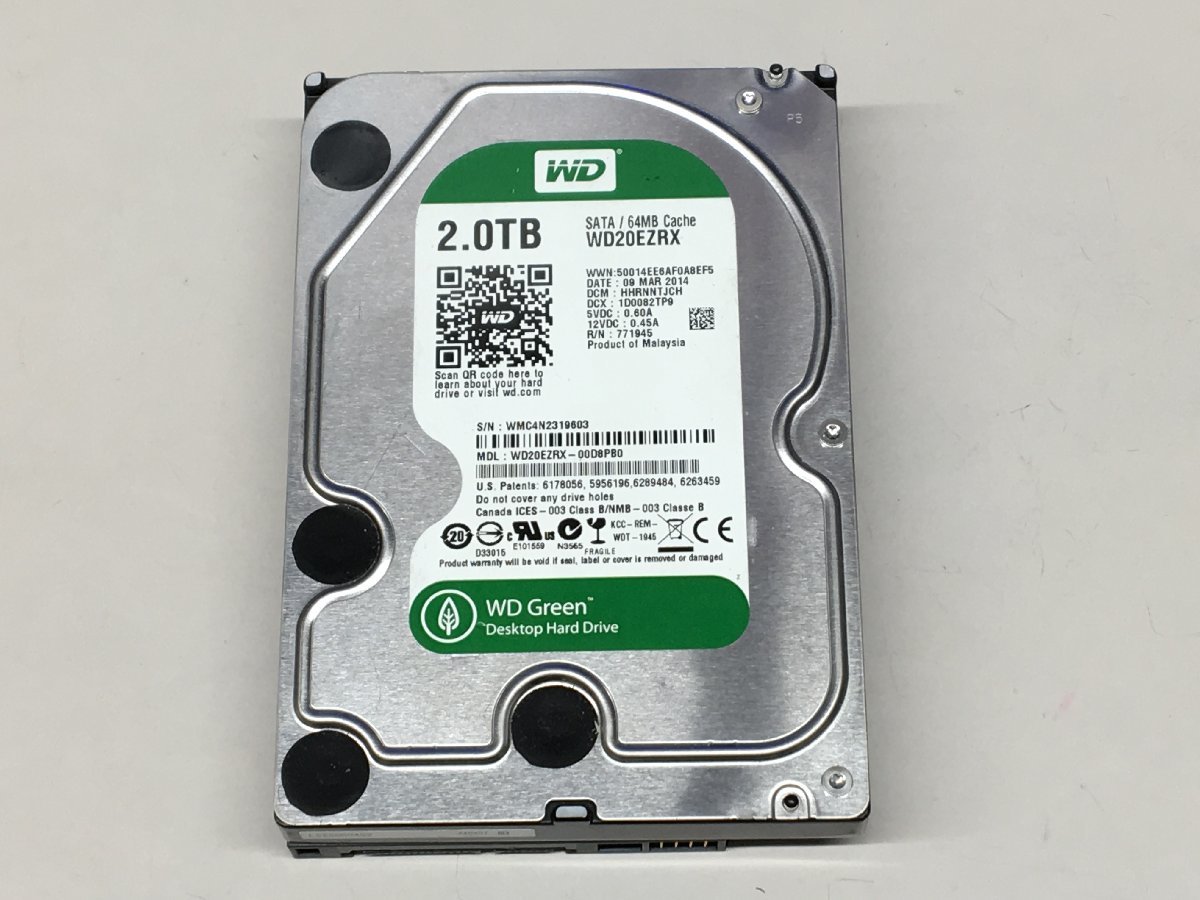 ◯新品◯ Western Digital 6TB HDD WD60EZRX WD Green コンピュータ