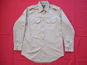 ★【新品・未使用・タグ付き】RRL/ダブルアールエル/MILITARY　WORKSHIRTS　KHAKI/ミリタリーワークシャツ　カーキ/Sサイズ★