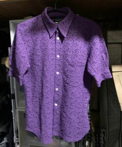 Comme des Garcons Homme pryus flower race shirt jacket Yohji Yamamoto purple sacai purple 