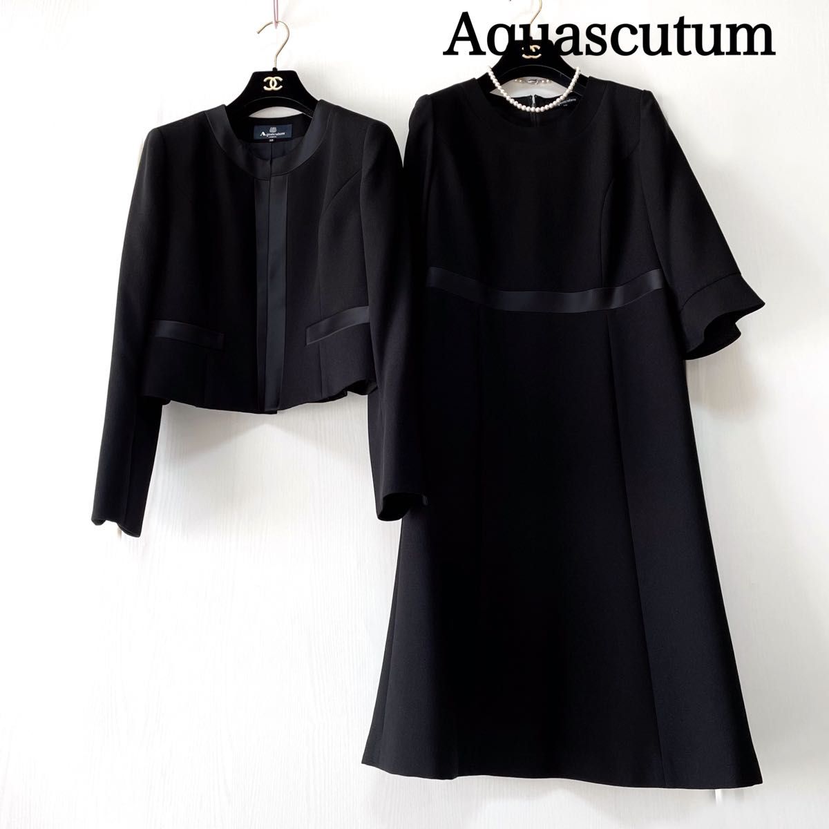 大きいサイズ HARDY AMIES 皇室御用達 高級 ブラックフォーマル 新品