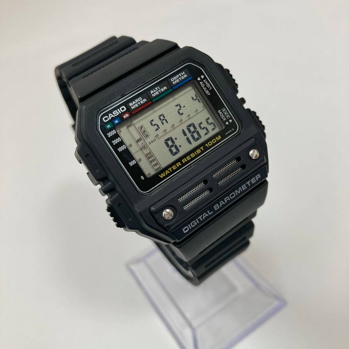 CASIO BM-100WJ DIGITAL BAROMETER クオーツ デジタル カシオ デジタル