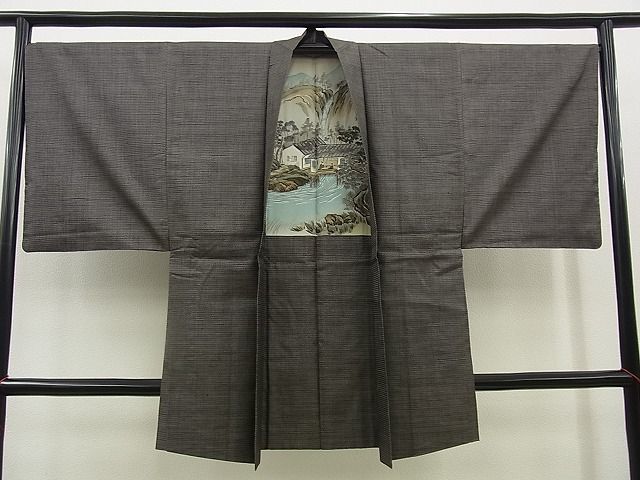 お値下げ!】112md3△本場大島紬 男性用着物アンサンブル 証紙△美品