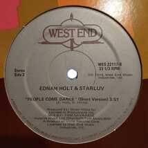 EDNAH HOLT & STARLUV / PEOPLE COME DANCE /WEST END RECORDS_画像2