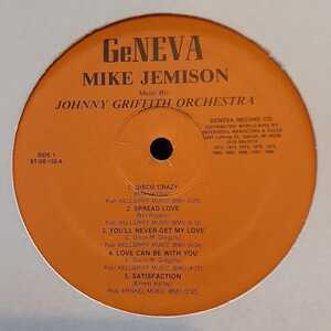 MIKE JEMISON / JOHNNY GRIFFITH ORCHESTRA /SAME /LP/DISCO,DETROIT MODERN SOUL