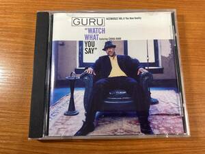 【1】M3210◆Guru featuring Chaka Khan／Watch What You Say◆グールー feat. チャカ・カーン／ザ・ウォリアー◆輸入盤◆