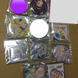 プリキュア キュアアース　風鈴アスミ　缶バッジ　バースデー　マルイ　TGC