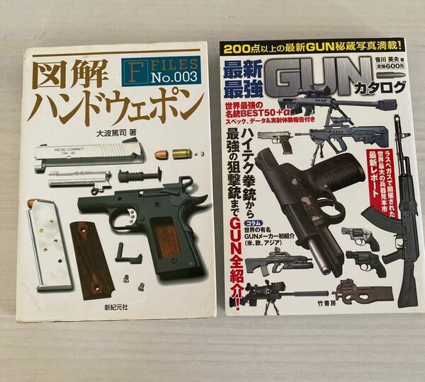 図解ハンドウェポン「最新最強GUNカタログ」2冊セット