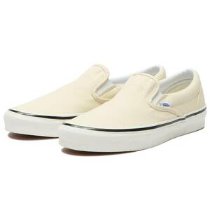 ☆VANS ANAHEIM FACTORY CLASSIC SLIP-ON 98 DX 淡白 26.5cm バンズ アナハイム スリッポン 98 DX VN0A3JEXQWP