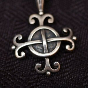 K3191*vintage*1970's*Celtic wisdom cross*ペンダント*ネックレス*925*クロス*男前*ジュエリー*アクセサリー*アンティーク*ファッション