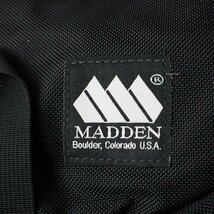 MADDEN メデン ナイロン バックパック /ブラック 黒 リュックサック USA製【2400013204583】_画像9