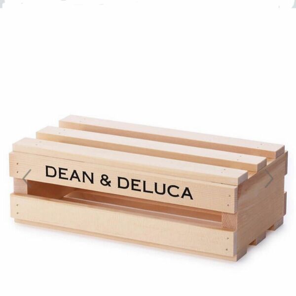 DEAN & DELUCA ウッドクレートボックス Sサイズ　収納　おしゃれ　ディーンアンドデルーカ 木箱