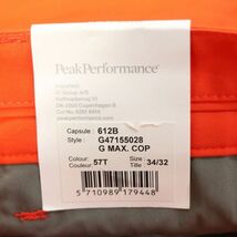 【新品 未使用】 Peak Performance ピークパフォーマンス G MAX.COP★ ストレッチ パンツ Sz.34　メンズ アウトドア　G3B00213_2#R_画像6