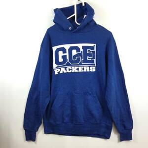 90s ジャージーズ JERZEES スウェットパーカー ブルー Sサイズ GCE packers