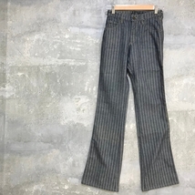 ◆お洒落な逸品◆ARMANI JEANS/アルマーニジーンズ デニム パンツ ジーンズ ストライプ柄 サイズ25 レディース K161 ｃ4383_画像2