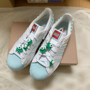 adidas スーパースター LEGO クラウドホワイト/アイスミント 24cm スニーカー 新品未使用品