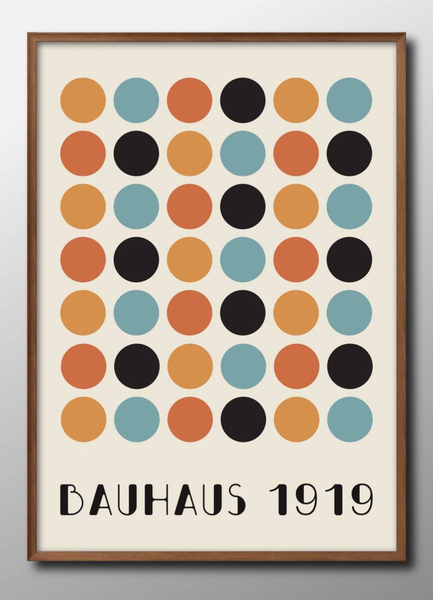 7445 ■ ¡¡Envío gratis!! Póster A3 Bauhaus BAUHAUS Nórdico/Coreano/pintura/ilustración/mate, Alojamiento, interior, otros