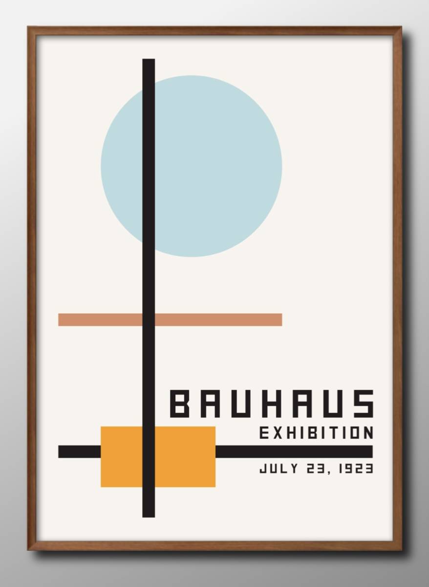 10536 ■ ¡¡Envío gratis!! Póster A3 Bauhaus Nórdico/Coreano/pintura/ilustración/mate, Alojamiento, interior, otros