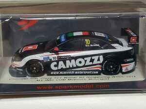 新品 1/43 スパーク SPARK CHEVROLET - CRUZE TC1 N 10 WINNER R2 WTCC HUNGARORING 2014 G.MORBIDELLI