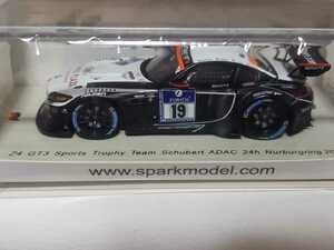 新品 1/43 スパーク SPARK BMW Z4 GT3 2014 ニュル24H #19 D.ヴェルナー/D.ミューラー/L.ルアー/A.シムズ